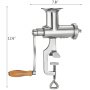 VEVOR Handmatige Sapcentrifuge, 304 Roestvrij Staal Tarwegras Juicer Extractor, Tafelklemontwerp Tarwegrasperspers, Fruit Groente Juicer met 3 Filters, Voor Tarwegras en Bladgroenten en Fruit