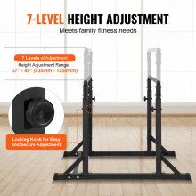 VEVOR Dip Bar, Heavy Duty Dip Stand Station Verstelbaar 363 kg, Fitness Workout Dip Bar Station Stabilisator Parallette Push-Up Stand, Parallelle staven voor krachttraining in de homegym