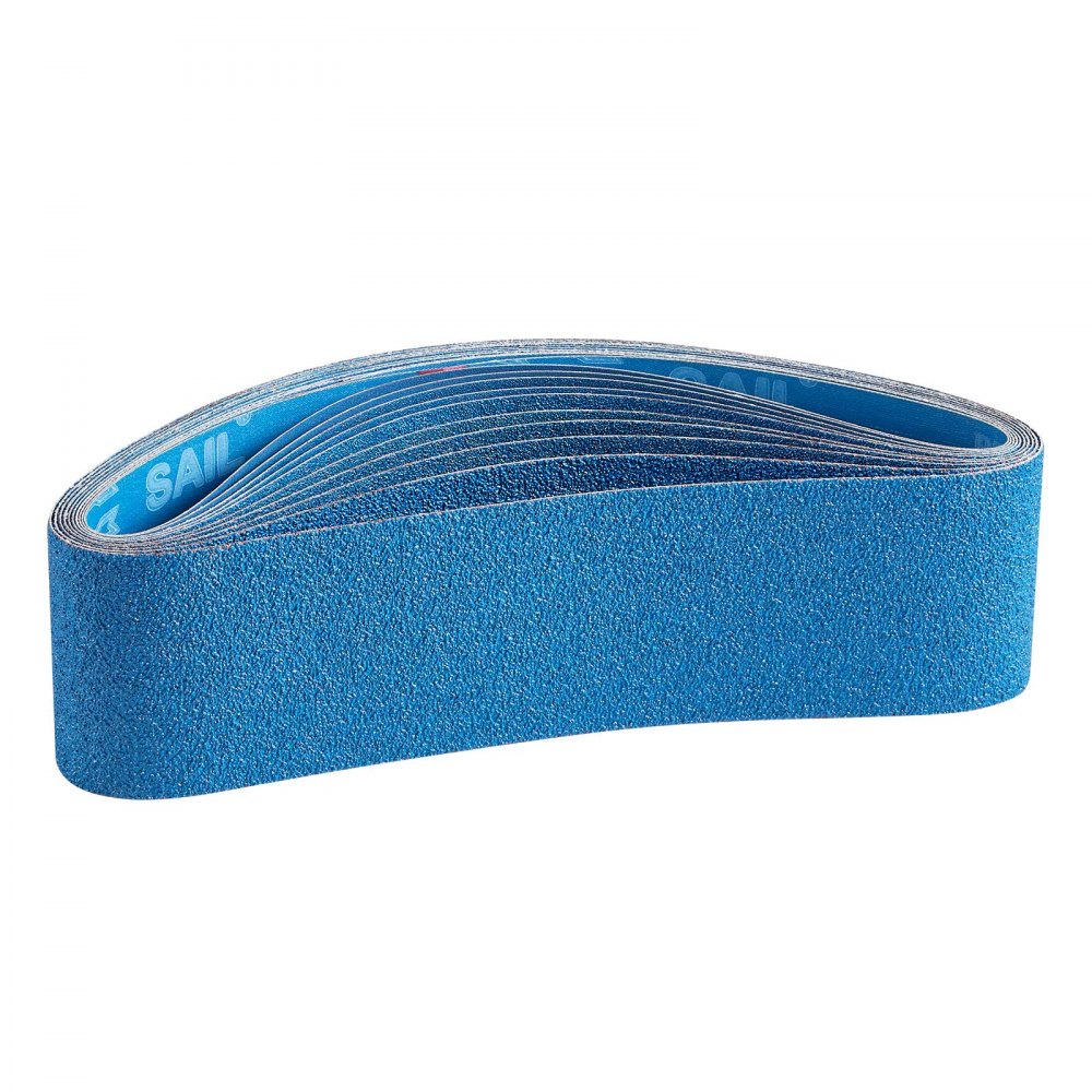 VEVOR Sanding Belts, 4 x 36-inch Belt Sander Sanding Belts, 10PCS (2 of Each 40 60 80 120 240 Grits) Zirconia for Knife Sharpening, Metal Polishing, Stainless Steel, Nickel Alloy Finishing