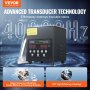 VEVOR Ultrasoonreiniger 2L Reinigingsmachine met timerverwarming en mand 60W