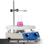 VEVOR SH-3 Magnetic Stirrer Laboratory Magnetic Stirrer Hotplate 3000ml Mixing Capacity with Heating Plate Heating Mixer Digital Display