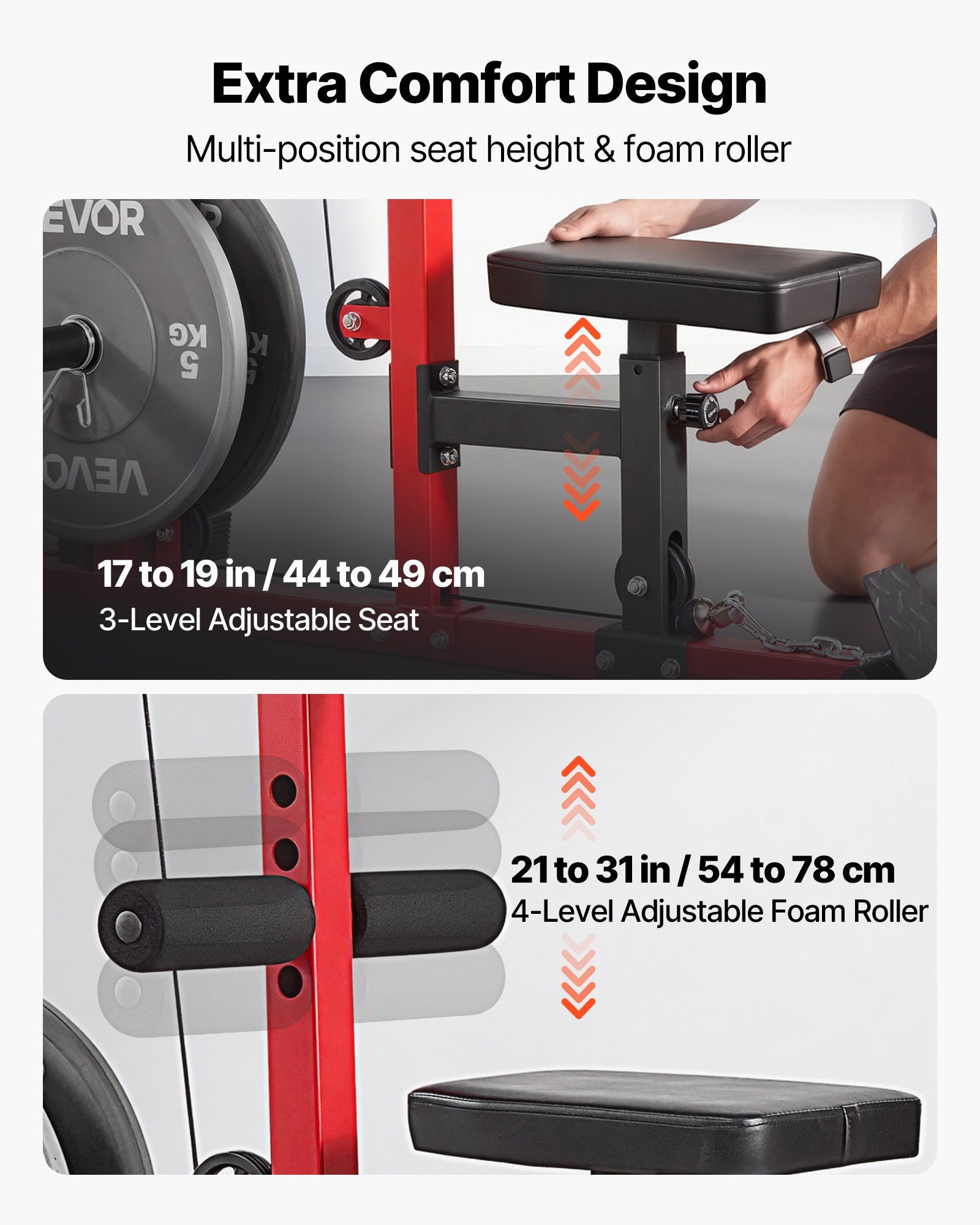 VEVOR Lat Pulldown Station, 3-in-1 Lat Pulldown Tower, Power Station met Lat Pulldown Bar & Cable Pulley, Draagvermogen tot 181 kg, Krachttraining voor Rug, Armen, Schouders, Buikspieren, Lat Pulldown Machine voor Thuisfitnesscentrum, Zwart