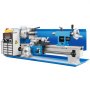 VEVOR Mini Metal Lathe, 7"x14" Benchtop Metal Lathe, 550W Variable Speed 2250RPM Metal Lathe, with 3-jaw Chuck CNC Mini Lathe Machine, Precision Mini Lathe with Tool Box Digital Display for Metal Turn