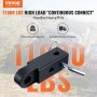 VEVOR trailer hitch receiver with 11000 lbs load capacity, suitable for heavy rvs and most trailers.