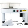 VEVOR Aardewerk Wiel 35 cm Keramisch Wiel, 450 W 0-300 omw/min Keramische Machine, 0-20 cm Heftafel Aardewerk Wiel Machine, met Voetpedaal & Afneembare Kom & Beeldhouwgereedschap Accessoirekit, Wit