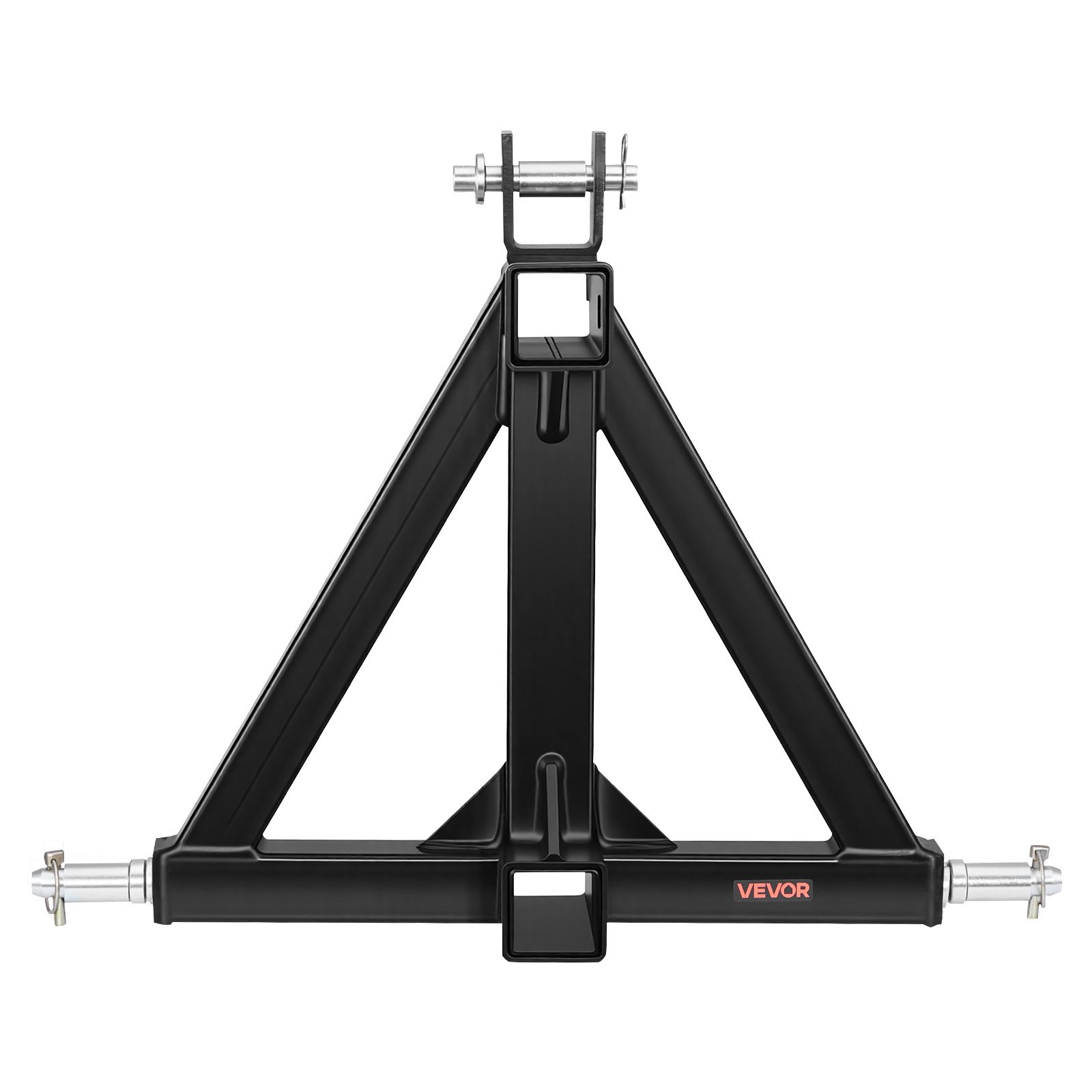 VEVOR driepuntsophanging met 2-inch montage, snelkoppeling, adapter voor tractordissel, compatibel met tractoren van categorie 1, geschikt voor diverse compacte tractoren, zwart