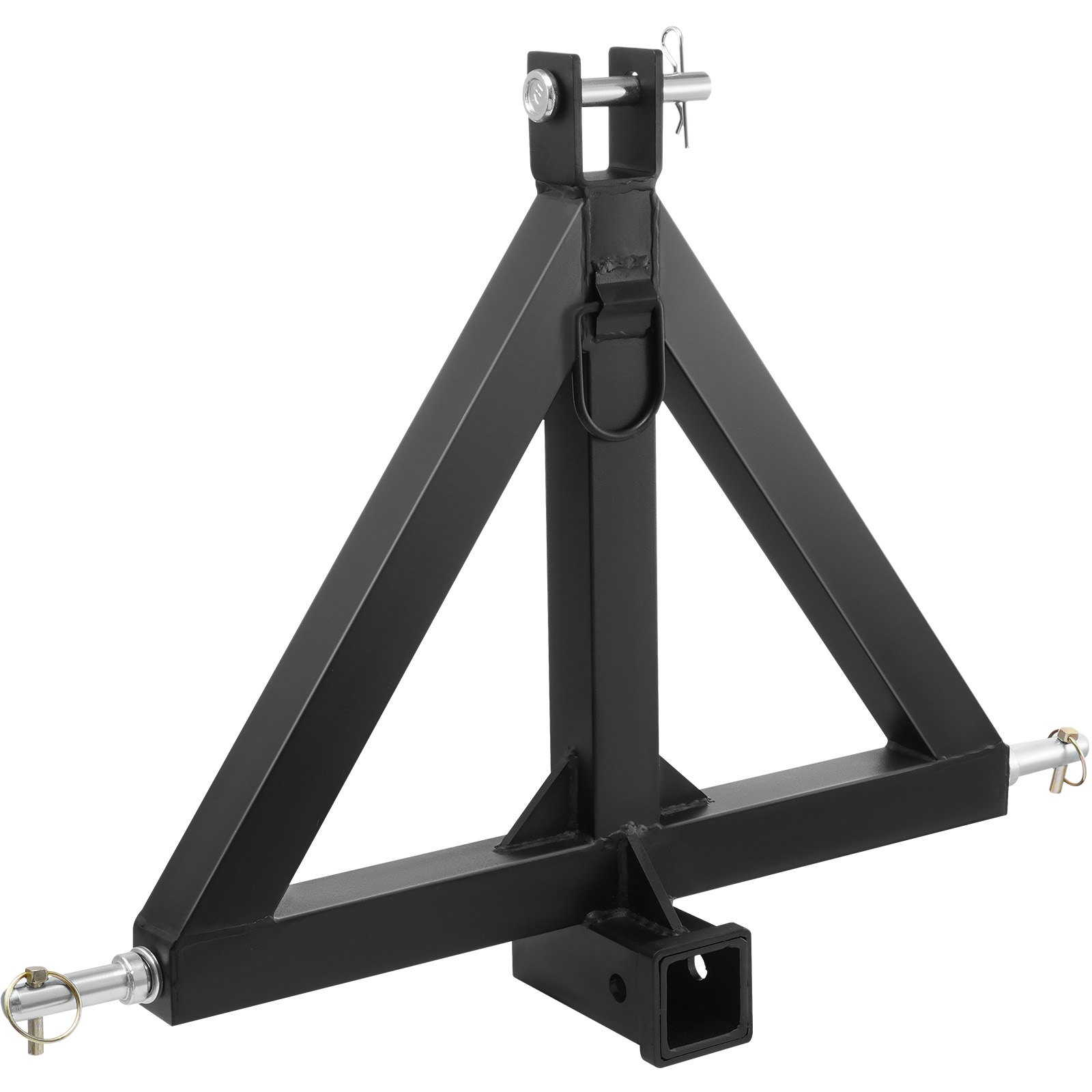 VEVOR driepunts trekhaak 634x608x165mm driepuntsbevestiging met 5,08cm aanhanger trekker fieldrail koolstofstalen driepuntsontvanger voor categorie 1 trekkers