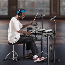 VEVOR E-Drumset Elektronisch drumstel 480 geluiden voor beginners en volwassenen