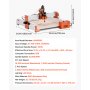 VEVOR CNC-freesmachine, 100W spindel, 3-assige graveermachine, werkgebied van 400x400x95 mm, houtfreesmachine met lineaire geleiding, behuizing van aluminiumlegering, voor het graveren en snijden van hout en acryl.