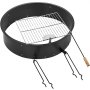 36" Steel Fire Ring Firepit Insert Party BBQ Cooking Grate PRICE