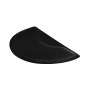 VEVOR Salon Mat for Hair Stylist, 1520 x 910 mm Semi-circle Salon Chair Mat, 13mm Thickened Anti Fatigue Barber Shop Floor Mat with Round Cut Out, Easy-to-Clean PVC Surface & Anti-Trip Beveled Edges