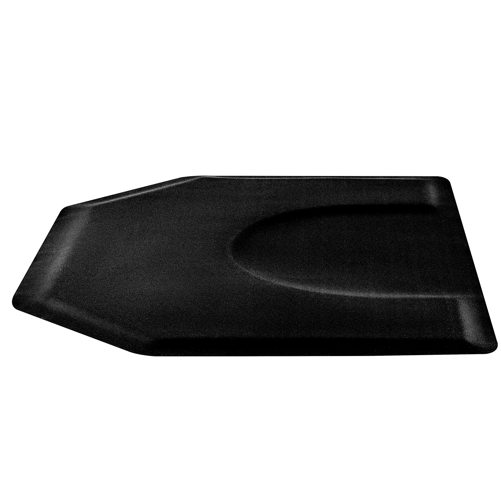 VEVOR Salonmat voor kappers, 1225x1505mm, zeshoekige antivermoeidheidsmat, 13mm dikke vloermat voor kapsalons, gemakkelijk te reinigen PVC-oppervlak en afgeschuinde randen om struikelen te voorkomen.