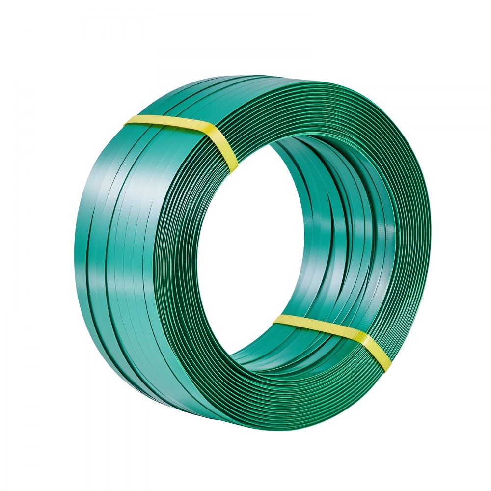 VEVOR Banding Strapping Kit, Heavy Duty Banding Sealer Tool with 457m PET Band, 450 Metal Seals, 150 Corner Protectors & Gloves, Plastic Pallet Packaging Strapping Kit for Warehouse/Shipping/Moving