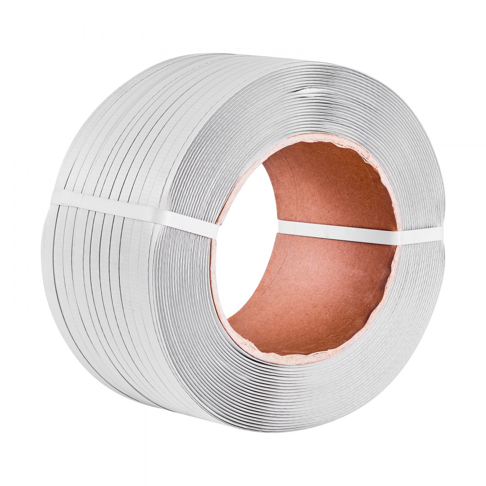 VEVOR Banding Strapping Kit, Heavy Duty Banding Sealer Tool with 975 m Length PP Band, 1000 Metal Seals, 50 Corner Protectors, Plastic Pallet Packaging Strapping Kit for Warehouse/Shipping/Moving