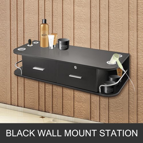 Wandplank met lade Wandlade 105 x 41 x 22,5 cm voor salon SPA badkamer