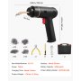 VEVOR Plastic Welder, 120W laspistool met 400 stuks 4 soorten hete nietjes, plastic reparatieset voor plastic autobumpers voor kajaks, speelgoed, repareren van plastic scheuren