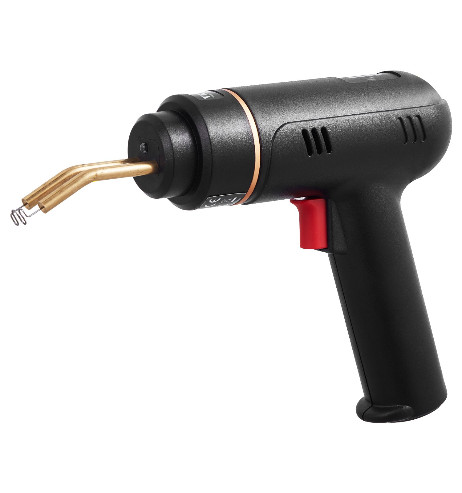 VEVOR Plastic Welder, 120W laspistool met 400 stuks 4 soorten hete nietjes, plastic reparatieset voor plastic autobumpers voor kajaks, speelgoed, repareren van plastic scheuren