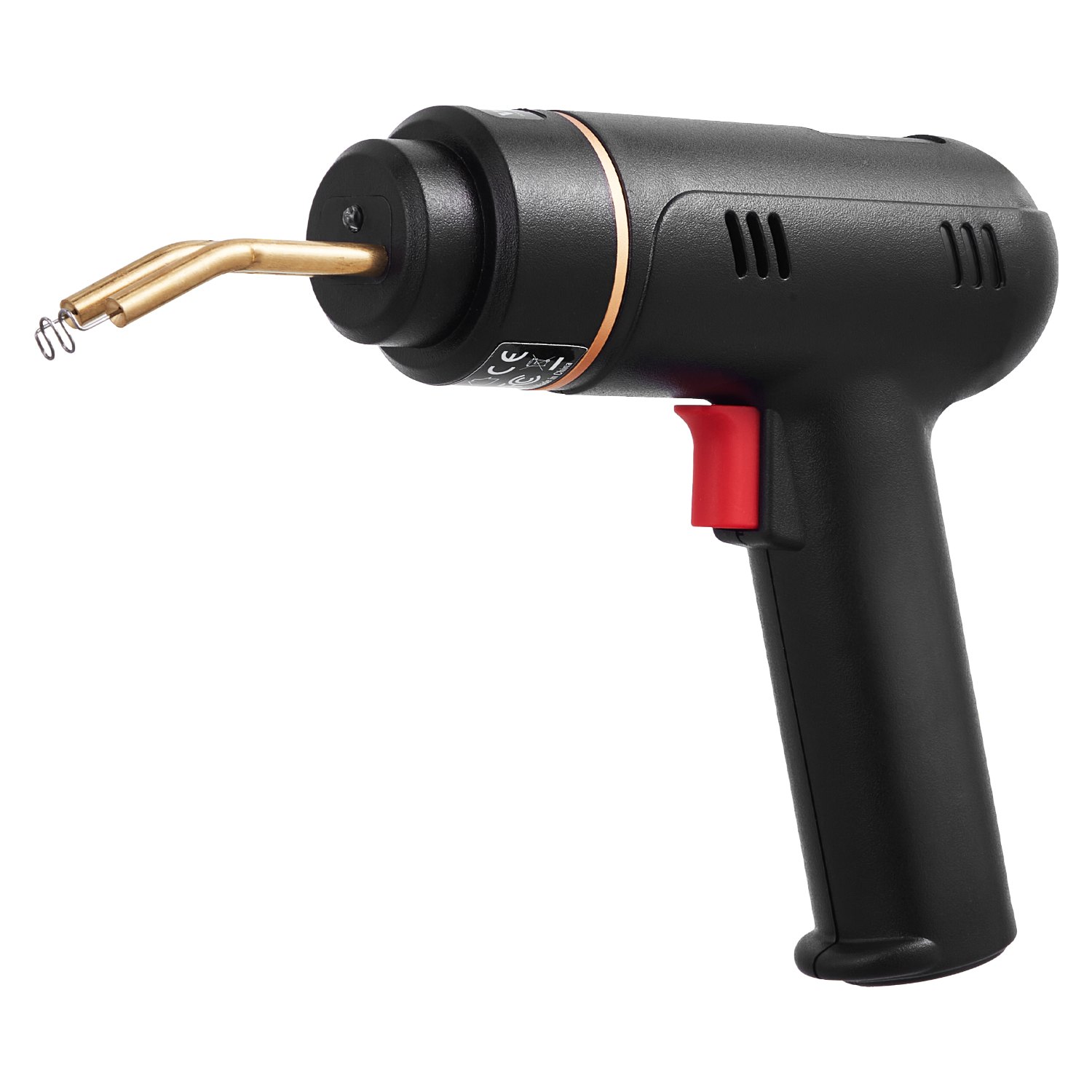 VEVOR Plastic Welder, 120W laspistool met 400 stuks 4 soorten hete nietjes, plastic reparatieset voor plastic autobumpers voor kajaks, speelgoed, repareren van plastic scheuren