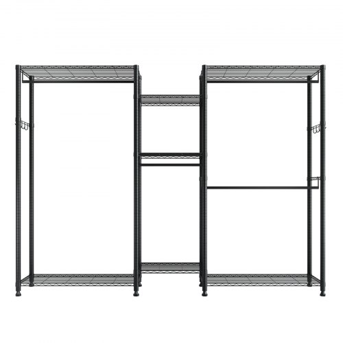 VEVOR Kledingkledingrek, heavy-duty kledingrek, 6 verstelbare lagen