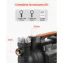 VEVOR tuinpomp 1300 W, irrigatiepomp met een maximale doorstroomsnelheid van 4800 l/u, PP-jetpomp, zuigpomp met een opvoerhoogte van 48 m, intelligente elektronische besturing, voor tuinirrigatie en gazonbesproeiing.