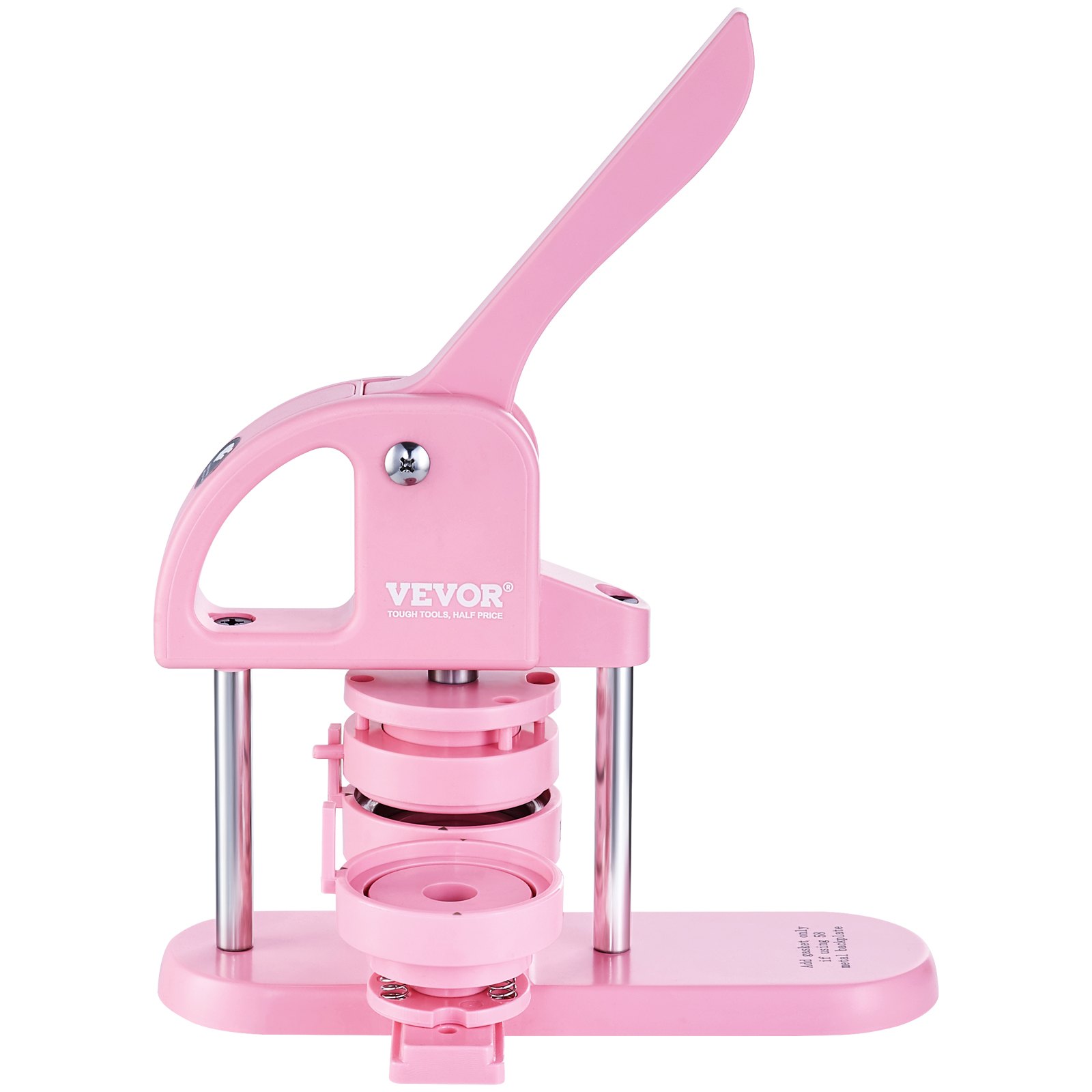 VEVOR Button Maker 25/32/58 mm 3-in-1 Pin Maker, 300 stuks Button Maker Onderdelen, Button Maker Machine met Panda Spellbook, Ergonomische Punch Set met Boog Handvat, voor DIY Cadeaus voor Kinderen