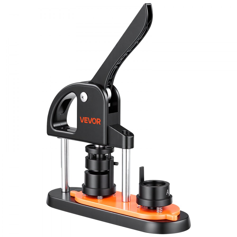 VEVOR Button Machine Button Maker Machine 25mm 500 stuks Badge Punch Pers, Button Pers, DIY Badge Pers Machine Button Badge Maker voor Gepersonaliseerde Badges inclusief Magisch Boek