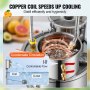VEVOR Alcohol Still, 3 Gal / 11.4 L Stainless Steel Water Alcohol Distiller with Copper Coil for Fast Cooling, Dual Condenser Distiller Kit with Secondary Distillation, for Wine Whisky Brandy, Silver