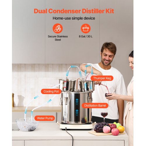 Commerciële Drankdispenser met 2 Tanks, Sapdispenser 18 L (per