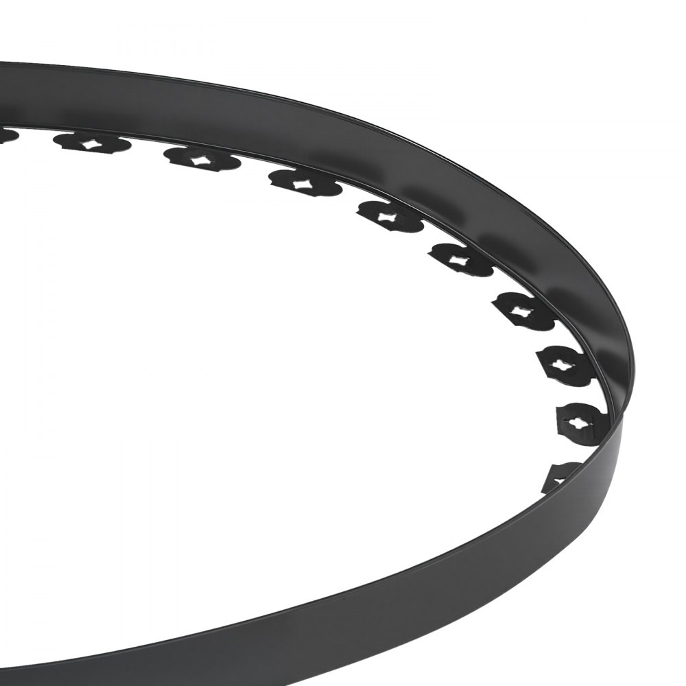 VEVOR Landscape Edging, 100 ft x 1.5 in Plastic Garden Border Edging with 120 Spikes, No Dig, Flexible Lawn Edgings Roll, UV-Resistant Mini Fence Borders Pathway Edgings for Flower Beds Yard Paver