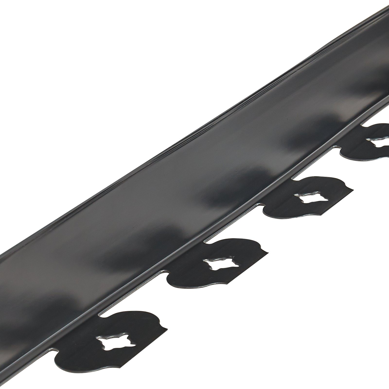 VEVOR Landscape Edging, 100 ft x 1.5 in Plastic Garden Border Edging with 120 Spikes, No Dig, Flexible Lawn Edgings Roll, UV-Resistant Mini Fence Borders Pathway Edgings for Flower Beds Yard Paver