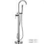 46”H Standing Bathtub Shower Faucet Claw-foot Freestanding Home UPDATED