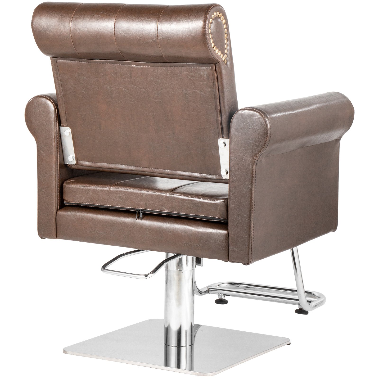 Vevor Hydraulische Kappersstoel Kapper Stoelen Salon In Hoogte Verstelbaarbruin