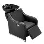 VEVOR Shampoo Backwash Chair, 661.4LBS Loading Barbershop Hair Washing Station with Electric Adjustable Footrest & Ceramic Bowl, Backwash Salon Shampoo Chair, Beauty Spa Hairdressing Massage Equipment