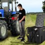 VEVOR Portable Diesel Tank, 116 Gallon Capacity & 10 GPM Flow Rate, Diesel Fuel Tank with 12V Electric Transfer Pump and 13.1ft Rubber Hose, PE Diesel Transfer Tank for Easy Fuel Transportation, Black