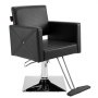 VEVOR hairdressing chair 150 kg weight capacity hairdressing chair made of sponge PU wood plate iron service chair height adjustable barber chair 360° rotatable barber chair hairdressing equipment 88 x 63 x 93 cm