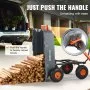 VEVOR transportwagen tuinwagen kruiwagen handkar kantelfunctie 360kg