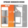 upgrade humanized design comparison of VEVOR bbq access door: safer edges and stronger magnet vs others.