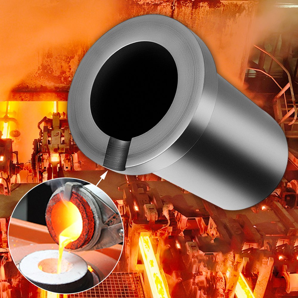 Vevor Grafietsmeltkroes Grafiet Crucible Smelten Van Edelmetalen 1 Kg Een Beker