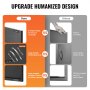 comparison of VEVOR bbq access door vs others, highlighting user-friendly design, larger handle, and firm magnet.