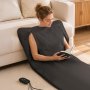 VEVOR Infrared Sauna Blanket with Armholes, 180 x 80 cm Portable Sauna Bag, Even Heating for Home Detox & Relaxation, Temp Control & Timer, Lightweight Oxford Fabric Heating Wrap with Carry Bag, Black