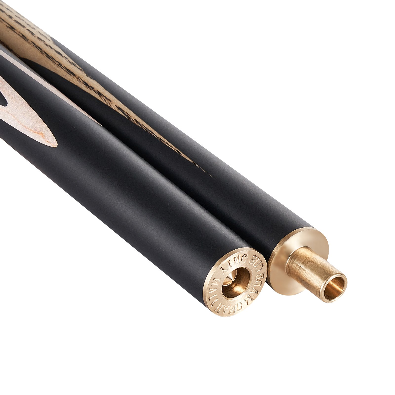 VEVOR Pool Cue, 57 inch Jointed Snooker Cue, Snooker Cues Stick with Extension Rod & 0.38 inch Leather Tip, 19 oz Pools Stick for Professional Pool Table, Bar, Home, Office, Includes Wooden Case