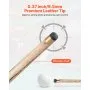 VEVOR snookerkeu (1447,8 mm / 540 g) met verlengstuk, lederen tip, aluminium koffer en handdoek; geschikt voor professionele pooltafels, bars, thuis en op kantoor.