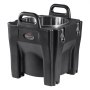 VEVOR Geïsoleerde Voedselcontainer, 32 Qt Inhoud, Stapelbare Catering Warmhoudbox met Roestvrijstalen Vat, LLDPE Voedselwarmer met Bovenlader en Geïntegreerde Handgrepen, Gespen, Stationaire Basis, voor Restaurantkantine, B