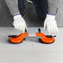 VEVOR Naadloze Naadzetter 125cm Zuignap voor het egaliseren van naden 50kg