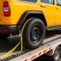 VEVOR E-Track bevestigingsrailset, 6-pack 1,5 m, 26-delige accessoireset, inclusief 2 ratelriemen, 6 O-ringen, 6 bevestigingsriemen met D-ringen en 12 eindkappen, voor garages, bestelwagens, aanhangwagens en motoren