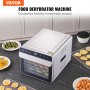 VEVOR 700W Food Dehydrator, Stainless Steel, 300 x 280 mm, 6 Trays, 360° Drying, Dehydrator, 35-85°C Temperature Control, 0.5 to 48-Hour Timer, Overheat Protection, Recipe Booklet for Meat, Fruits, Vegetables