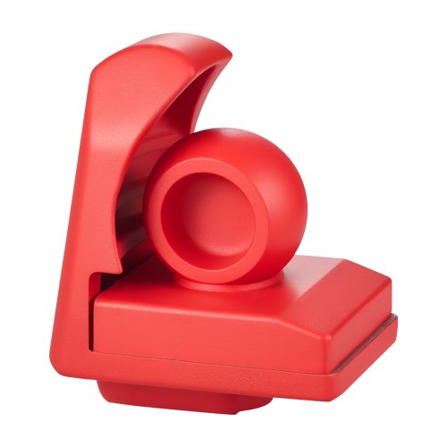 VEVOR aanhangerslot, compatibel met koppelingen van 1-7/8 inch, 2 inch en 2-5/16 inch, antidiefstal kogelslot met 3 sleutels, geschikt voor campers, boten, aanhangers, rood