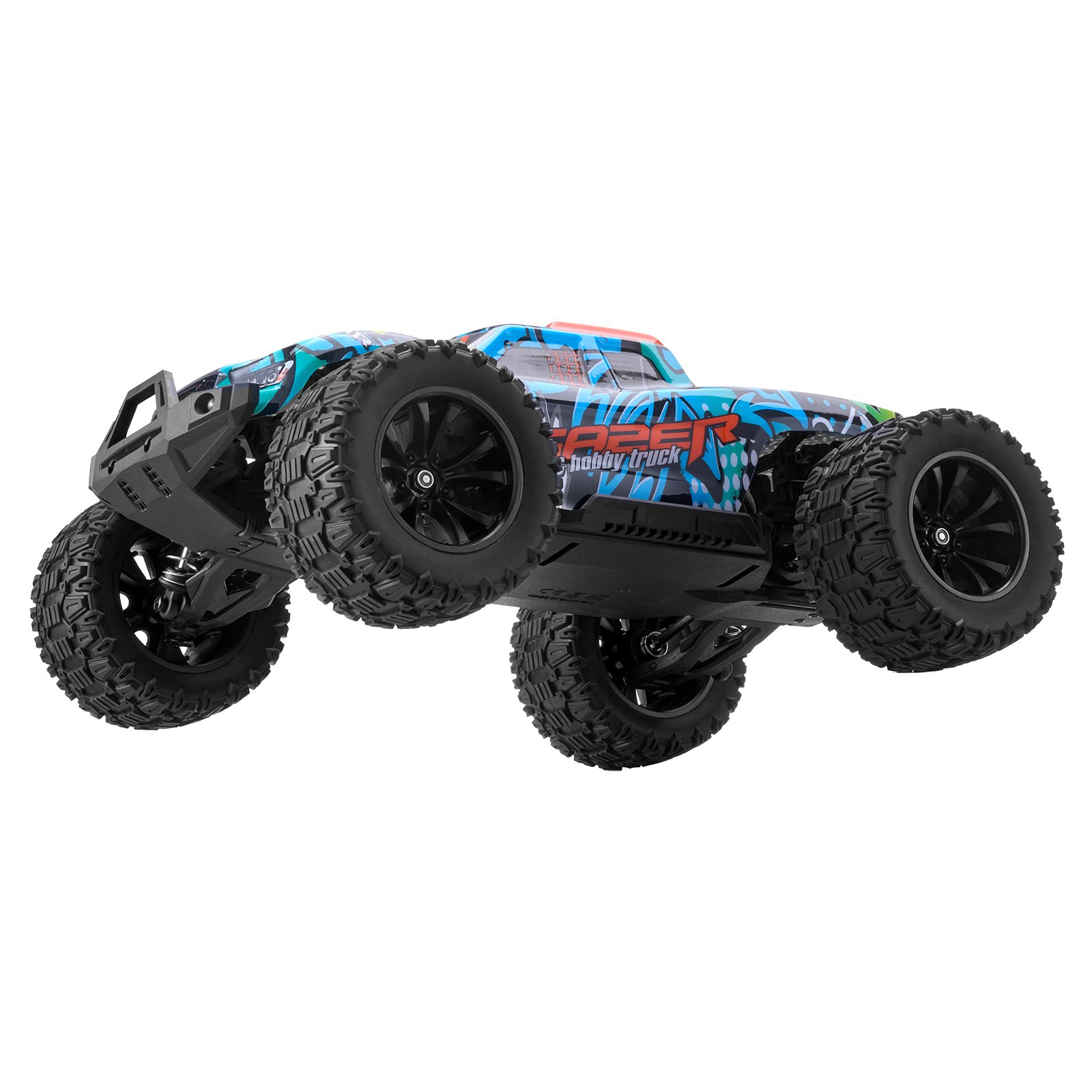VEVOR Remote Control Car, 1:14 Scale RC Car for Kids, All Terrain 4WD Off-Road Truck with 45° Wheelie & Adjustable Speed, 42 km/h High-Speed Hobby RC Racing Car Toy, Ideal Gift for 8+ Year Boys Girls