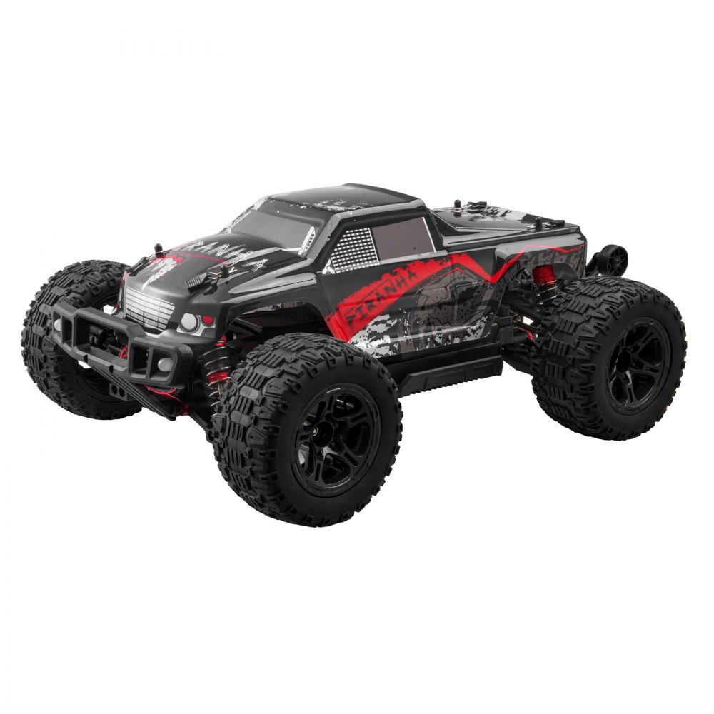 VEVOR Remote Control Car, 1:10 Scale RC Car for Kids, All Terrain 4WD Off-Road Monster Truck with 45° Wheelie & 2 Batteries, 38 km/h High Speed Hobby Racing Car - Ideal Gift for 8+ Years Kids, IPX4