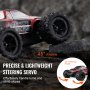 VEVOR Afstandsbedieningsauto, schaal 1:18, RC-auto, all-terrain 4WD off-road monstertruck met 45° wheelie en 2 accu's, 36 km/u hogesnelheidsspeelgoedauto, ideaal voor kinderen vanaf 8 jaar, IPX4